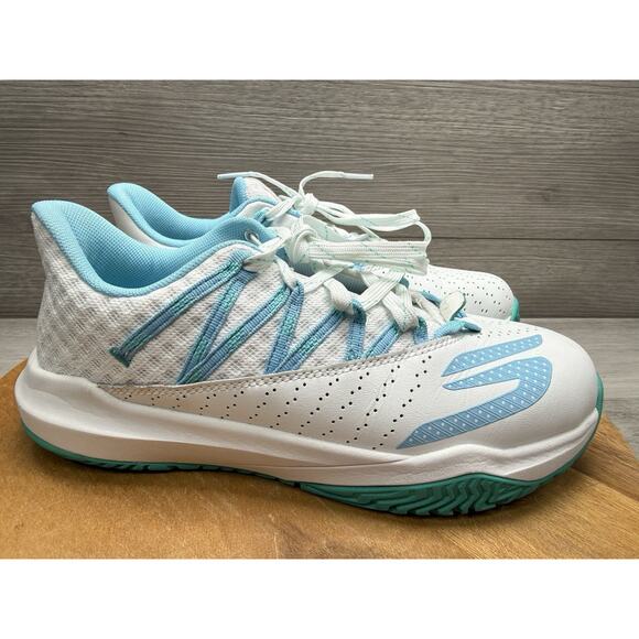 Skechers Shoes - Skecher Viper Court Rally Pickleball Shoe White/Blue (172110/WLB) Women’s 7.5